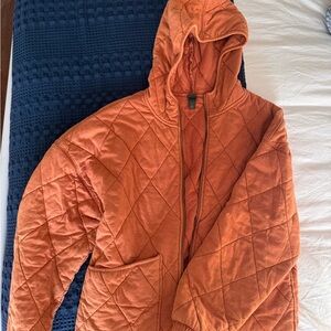 Wild Fable Quilted Rust Jacket